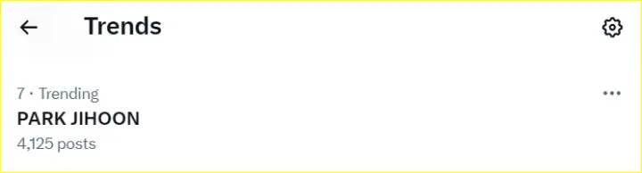 Jihoon TREASURE trending topic di Twitter