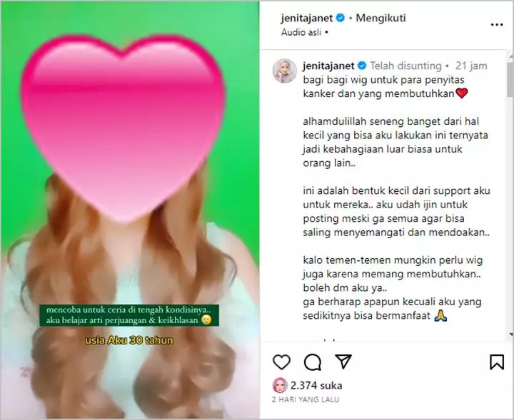 Jenita Janet Kini Berhijab, Nasib Koleksi Rambut Palsu Kini di Tangan Sosok Tak Terduga