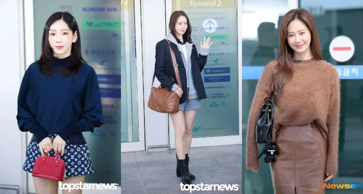 Yoona, Taeyeon & Yuri SNSD Berangkat ke Eropa Barengan, Visual Jadi Perbincangan