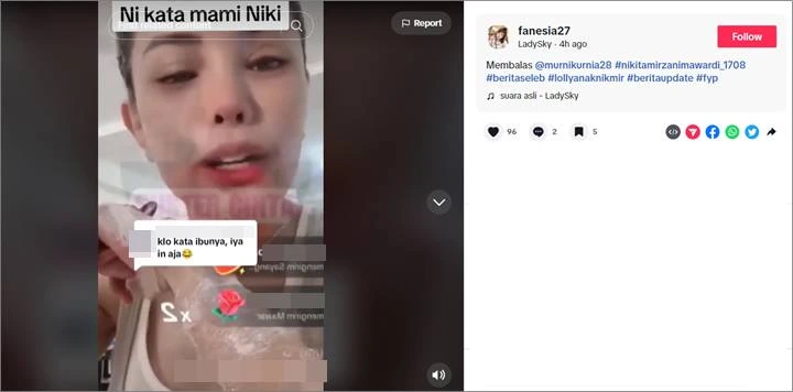 Lolly Sesumbar Pekerjaannya di Inggris Hingga Digaji Rp 32 Juta, Pesan Nikita Mirzani Diungkit