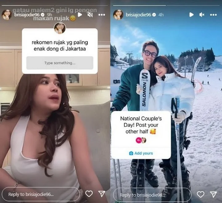 Brisia Jodie Ngidam Rujak di Tengah Rumor Hamil