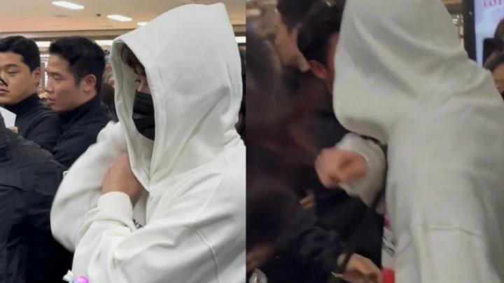 Sudah Ditegur, Jaemin NCT Terjebak Kerumunan Sampai Tasnya Ditarik Fans di Bandara