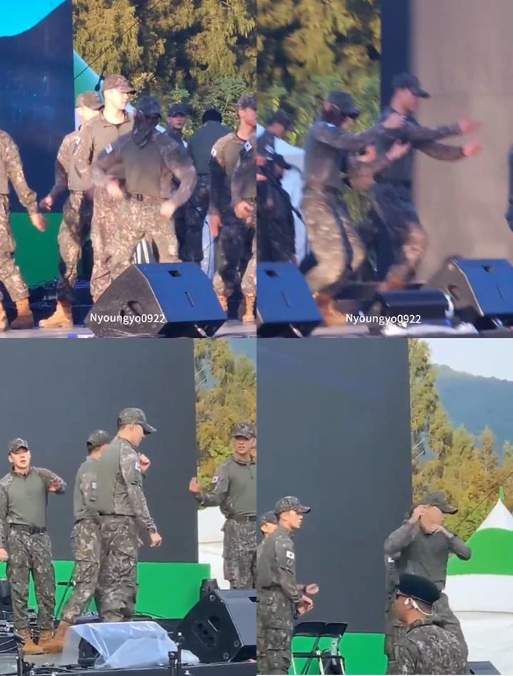 Karismatik, Jinyoung GOT7 Pimpin Sesama Prajurit Bawakan \'Hard Carry\' di Militer