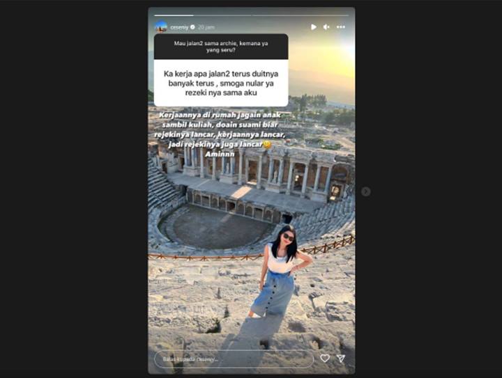 Cesen Istri Marshel Widianto Umbar Kesibukannya Usai Pekerjaan Dipertanyakan