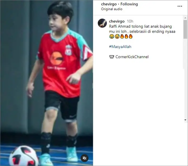 Rafathar Jago Gocek Bola Pancarkan Pesona Gak Main-main, Tinggi Ikut Bikin Salfok