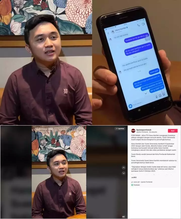 Suami Hana Hanifah Bantah Tudingan Selingkuh, Bongkar Pengakuan Beda Sang Artis