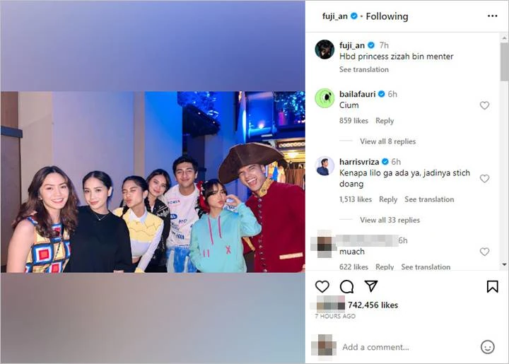 Hadiri Ultah Azizah Salsha, Nagita Slavina Curi Fokus Kala Nimbrung di Tengah Circle Fuji An