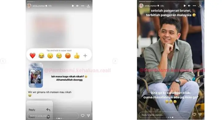 Pernah Ungkap Kekaguman, Wirda Mansur Respons Menggelitik Soal Kabar Pangeran Brunei Abdul Mateen Akan Menikah