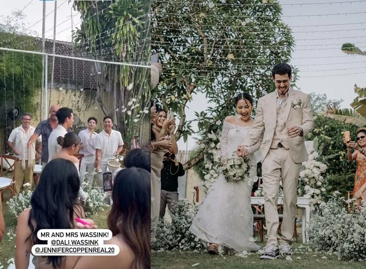 Exit Wedding Toss