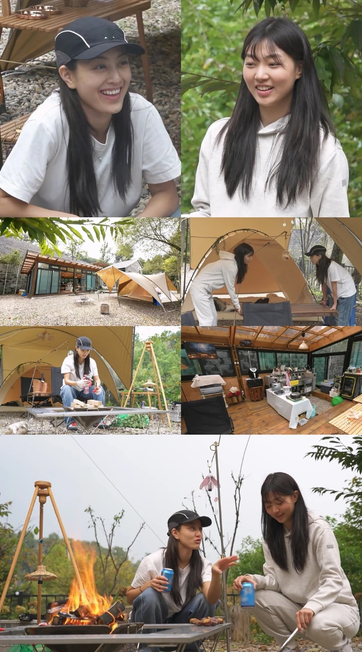 Jihyo TWICE Camping Bareng Adik di \'I Live Alone\', Rumah Kemah Buatan Sang Ayah Curi Fokus Jihyo TWICE Camping Bareng Adik di \'I Live Alone\', Rumah Kemah Buatan Sang Ayah Curi Fokus