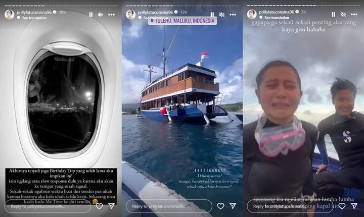 Sempat Izin Ngilang, Prilly Latuconsina Bagikan Kejadian yang Bikin Nangis Jelang Ultah