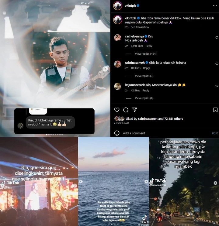 Okin Jadi Tempat Curhat, Rachel Vennya Bereaksi