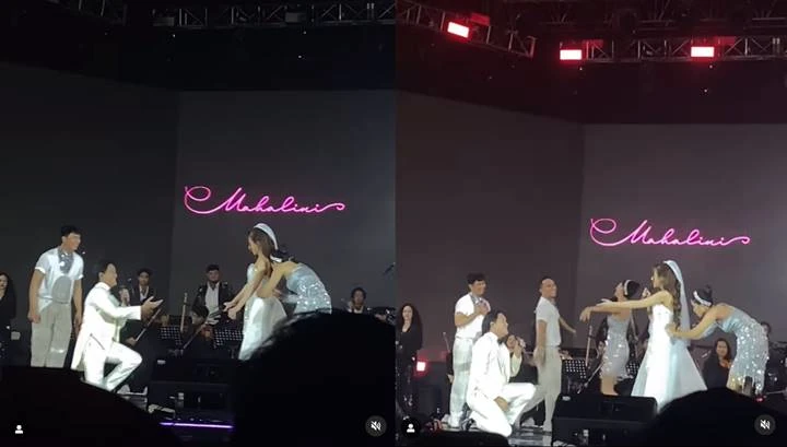 Rizky Febian Berlutut Lamar Mahalini di Konser