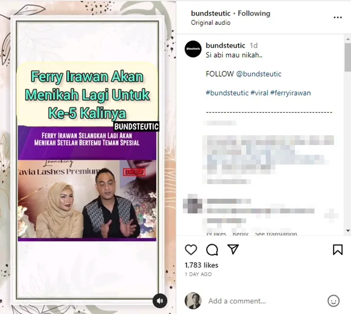 Ferry Irawan Diduga Bakal Nikah Lagi, Venna Melinda Asyik Ngonten Bareng Pria Tampan Kaya Raya