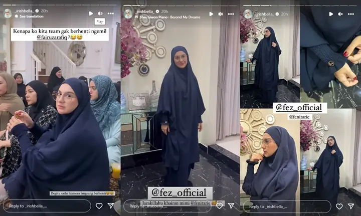 Makin Religius, Irish Bella Bikin Pangling Saat Kenakan Busana Syar\'i