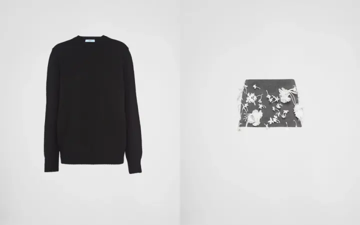 Outfit yang dipakai oleh Karina aespa dan Kim Tae Ri
