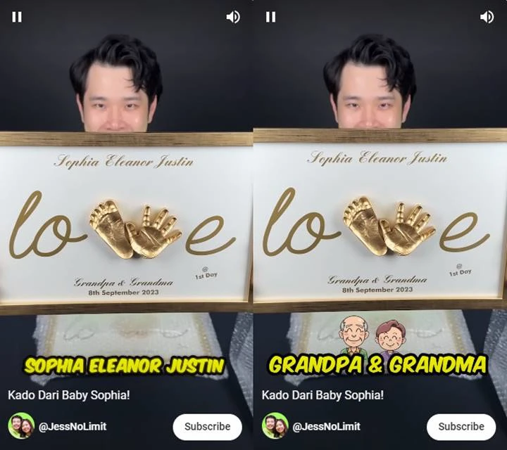 Masih Bayi, Putri Sisca Kohl Beri Kado Gak Kaleng-kaleng Untuk Kakek dan Nenek