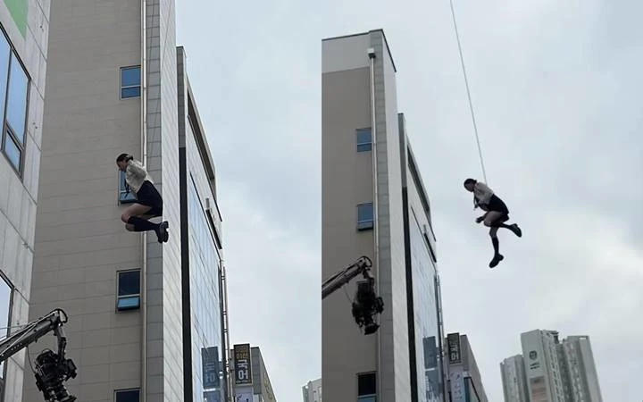 Gelantungan Tanpa Stuntman