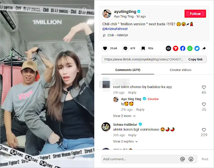 Ayu Ting Ting Makin Lincah Joget Ala Idol Korea, Adik Atta Halilintar Kesengsem