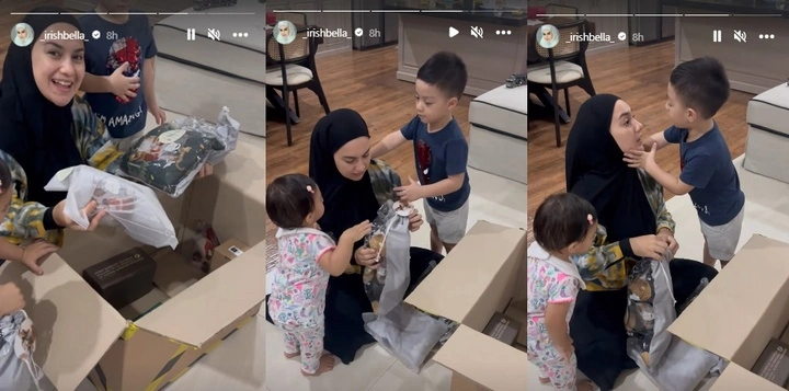 Irish Bella Ceria Bareng Anak Tanpa Ammar Zoni