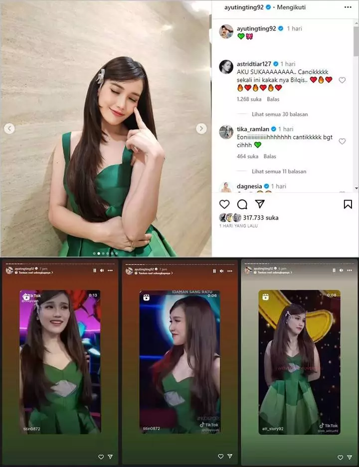 Ayu Ting Ting Sulap gaun Seksi Jadi Tertutup, Pesonanya Bak Anti Luntur