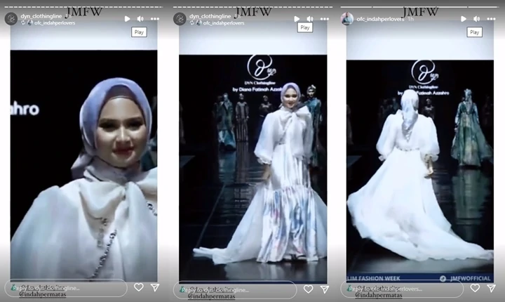 Sepanggung, Busana Heboh Indah Permatasari Kontras dengan Laudya Cynthia Bella