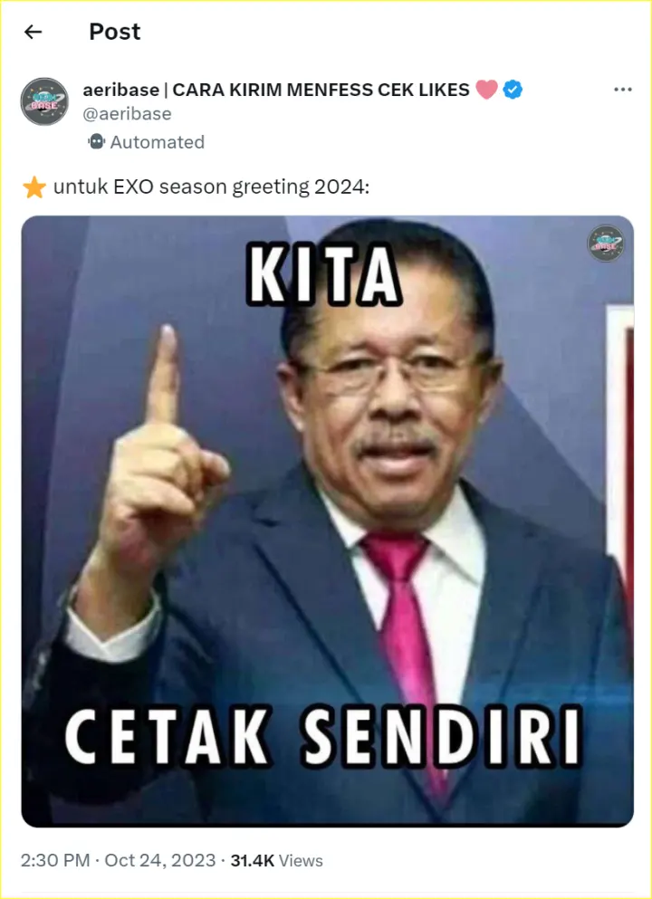 Season\'s Greetings 2024 EXO dipertanyakan