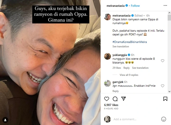 Ernest Prakasa dan Istri Akting di Ranjang Bak Pasangan Drama Korea, Netizen: Meresahkan
