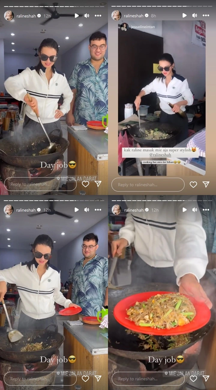 Raline Shah Cosplay Jadi Abang-abang Mie Tek-tek, Penampilannya Malah Bikin Salfok