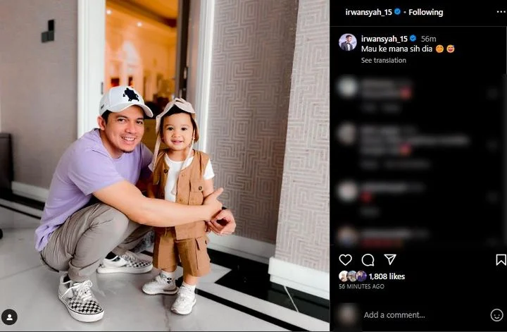 Irwansyah dan Ukkasya Adu Ganteng