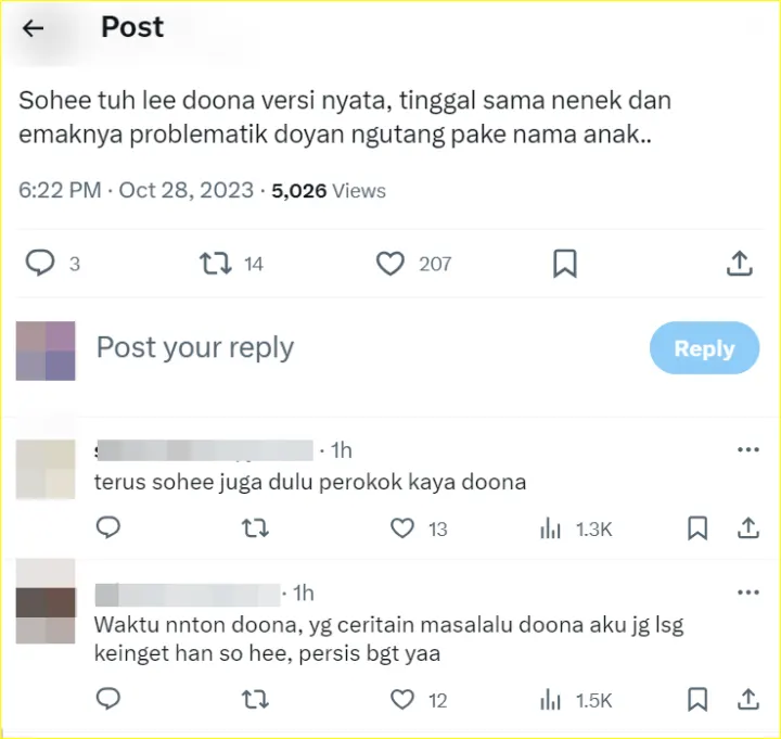 kehidupan Han So Hee dikaitkan ke \