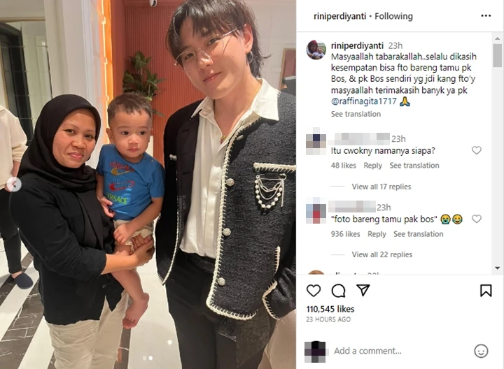 Raffi Ahmad Jadi Tukang Foto Sus Rini Bareng Kim Donghyuk iKON