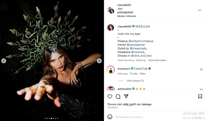 Kostum Halloween Cinta Laura Bikin Ngeri, Dandanan Arya Vasco Tak Kalah Disorot