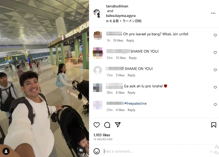 Tarra Budiman Ketahuan Like Postingan Pro Israel, Publik Geram