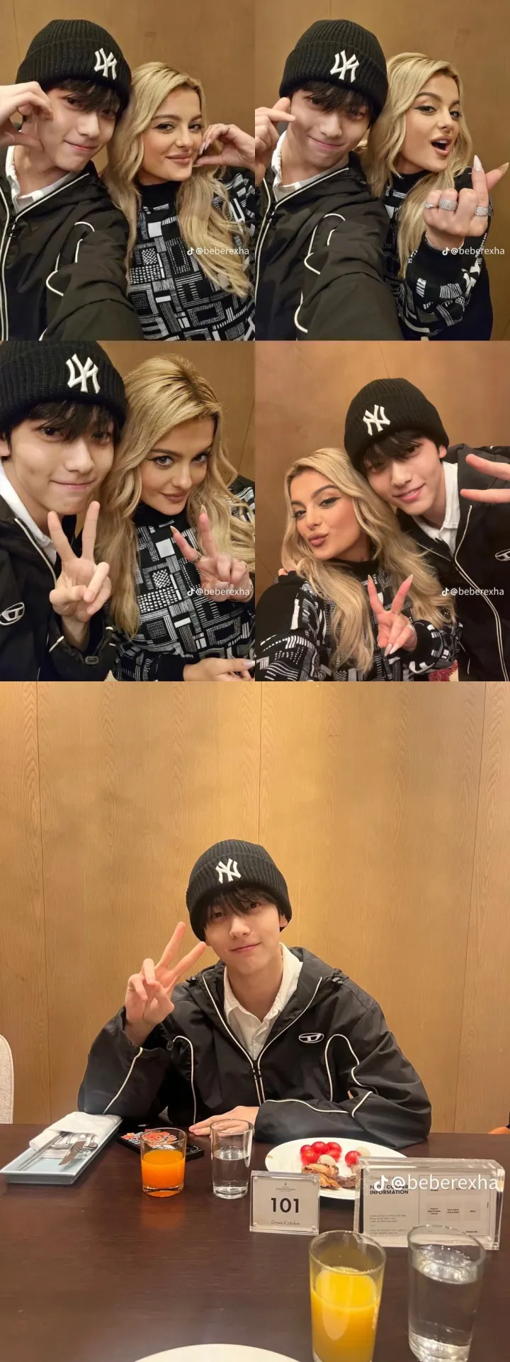 Soobin TXT menghabiskan waktu dengan Bebe Rexha