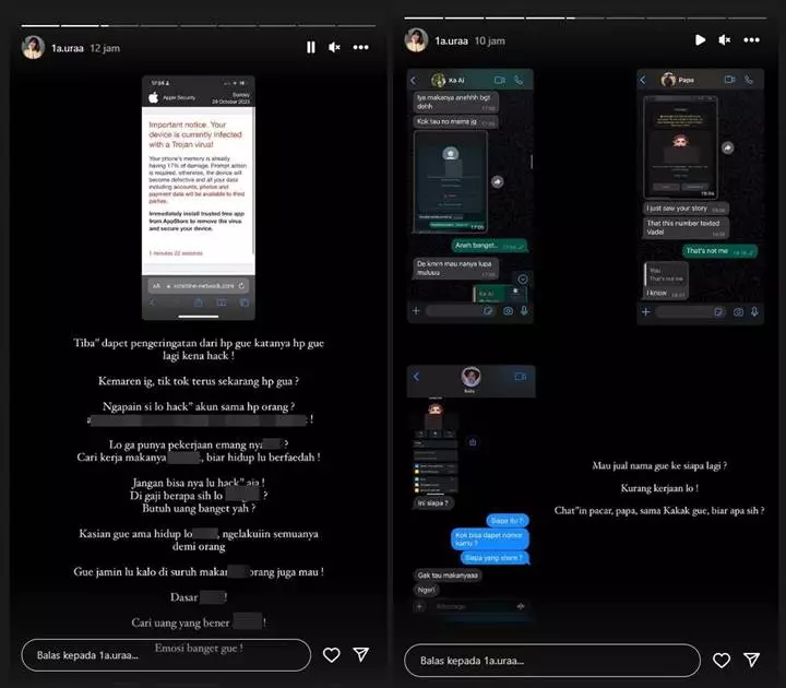 Lolly Ngamuk-ngamuk Usai HP-nya Dibajak, Sang Papa Hingga Pacar Ikut Diganggu