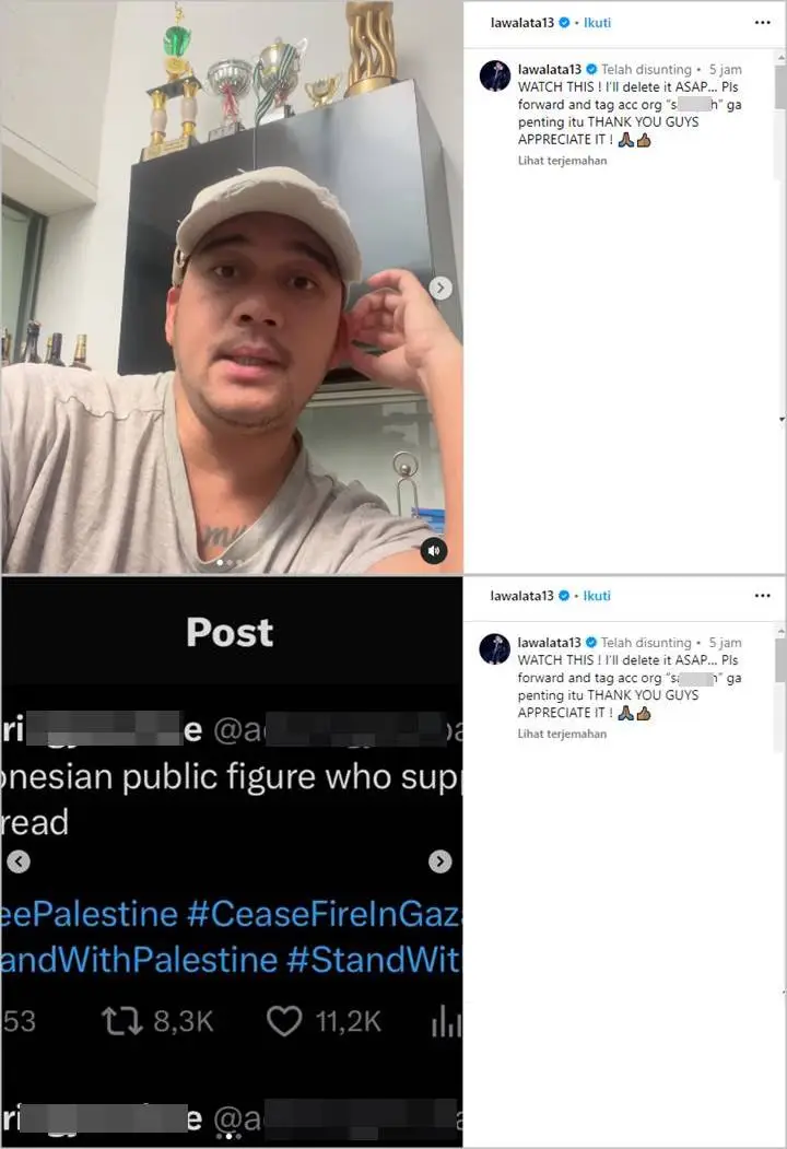 Mario Lawalata Semprot Akun yang Tuding Dirinya Dukung Israel