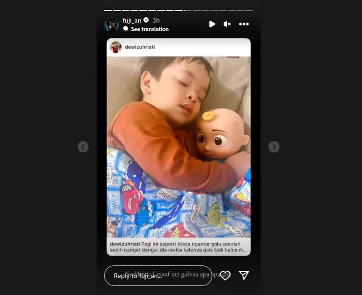 Nyesek, Fuji An Minta Maaf Usai Gala Sky Mendadak Singgung Soal Sang Ayah