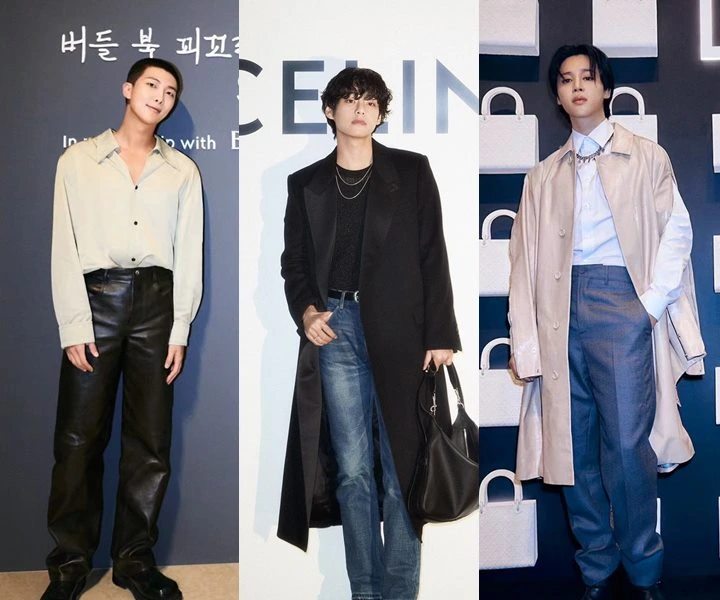 RM, V, dan Jimin BTS