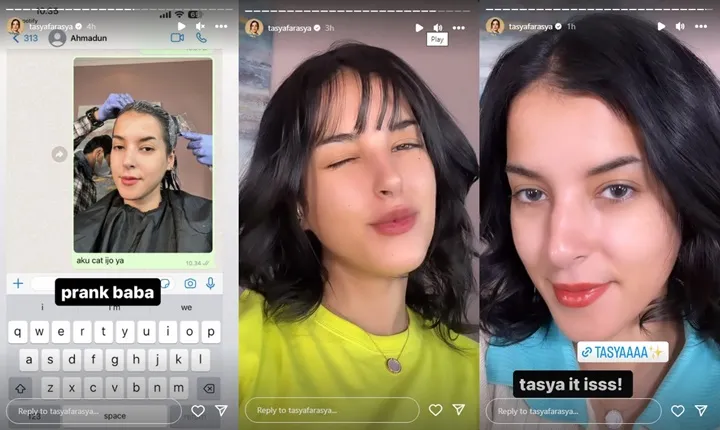 Biasa Panjang Bak Princess, Tasya Farasya Potong Rambut Pendek Bikin Pangling