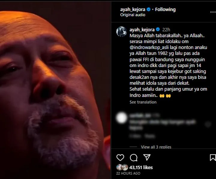 Lesti Kejora Disaksikan Indro Warkop