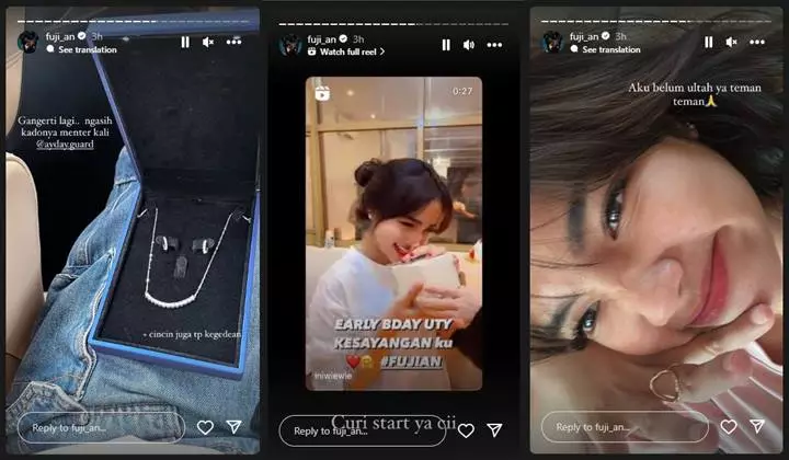 Fuji An Banjir Kado H-1 Ultah, Ada yang Mentereng!