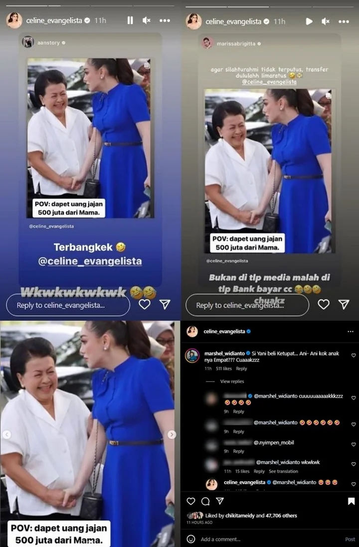 Celine Evangelista Terseret Kasus Jaksa Agung \'Papa\', Marshel Widianto Ikut Bela