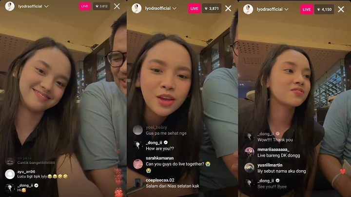 Bom Komentar Live IG