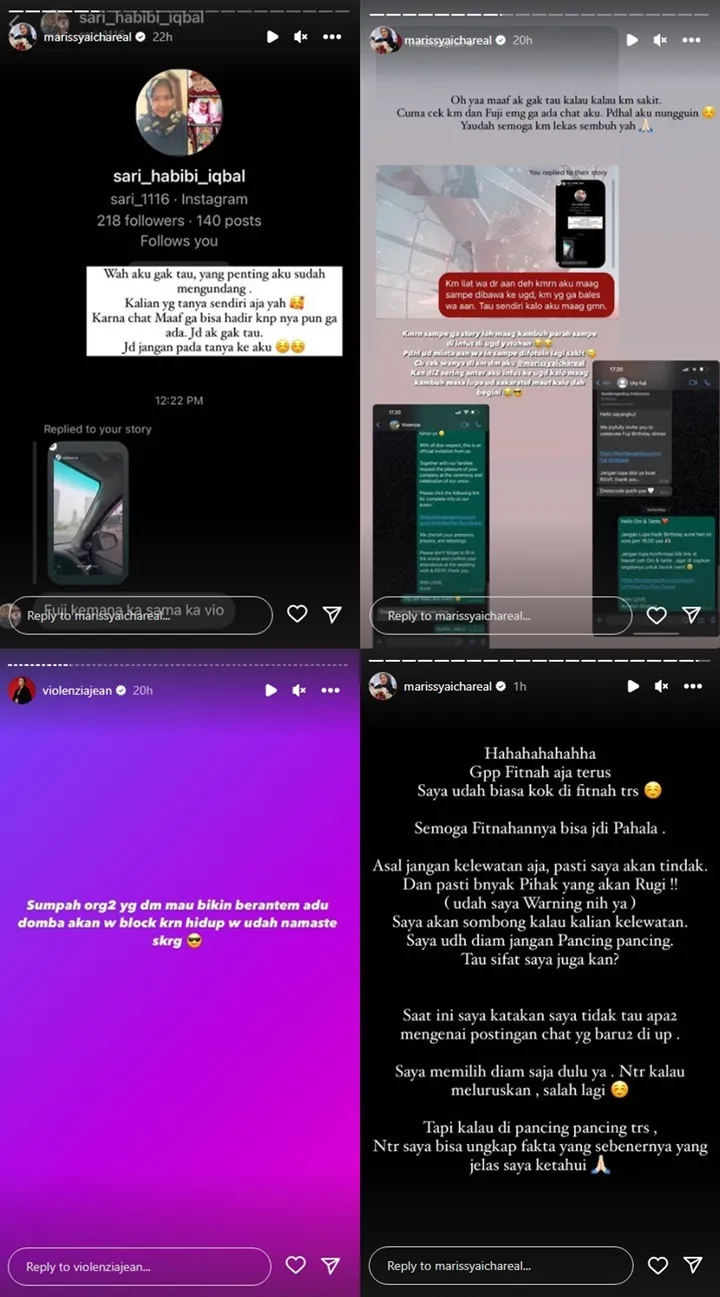Marissya Icha Diduga Ribut dengan Fuji An dan Violenzia Karena Miskomunikasi