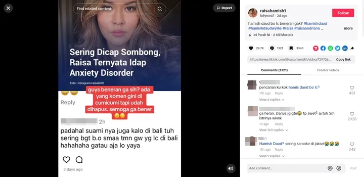 Hamish Daud Bantah Isu Hobi Open BO Cewek di Bali, Raisa Pilih Healing ke Korea