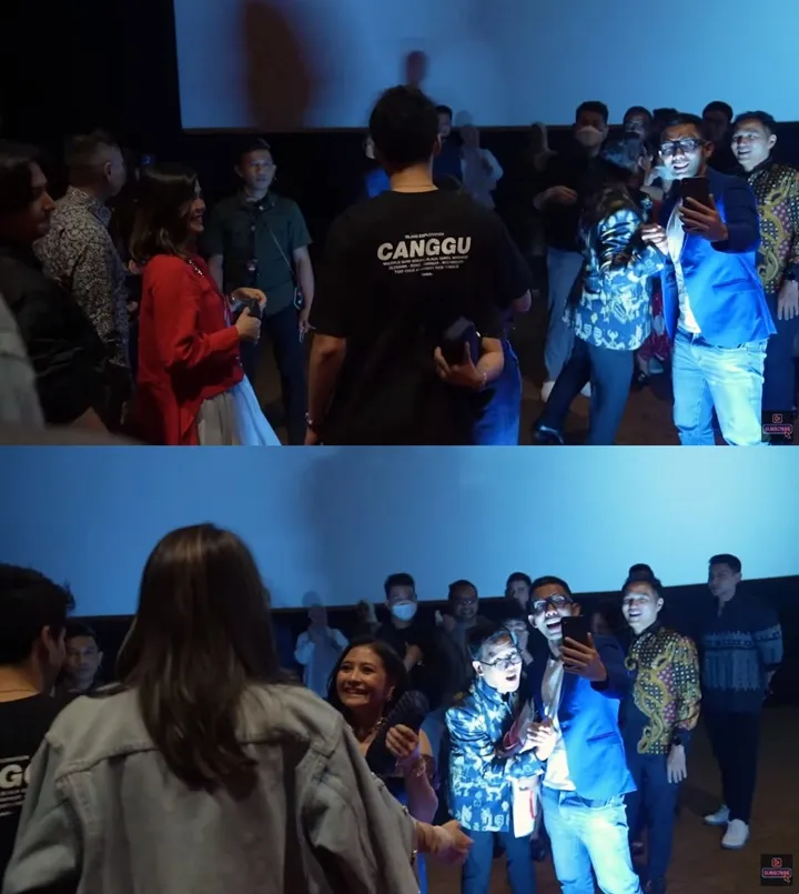 Maxime Bouttier Santuy Peluk Prilly Latuconsina di Depan Luna Maya