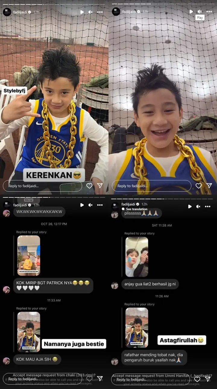 Fadil Jaidi Buka Suara Usai Disebut Beri Pengaruh Buruk ke Rafathar