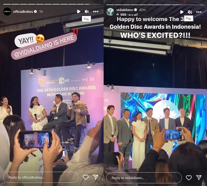 Vidi Aldiano Excited Ambil Bagian di Golden Disc Awards 2024