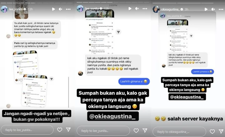 Yunita Lestari Terseret Rumor Perselingkuhan Suami Okie Agustina